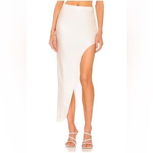 Fleur Du Mal High Slit Skirt
